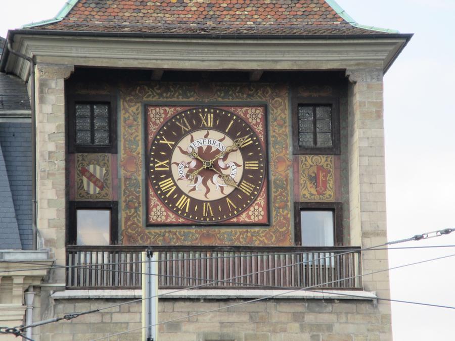 Geneva - Clock Tower on the Island