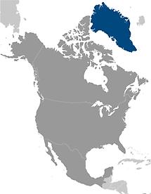 Greenland in North America