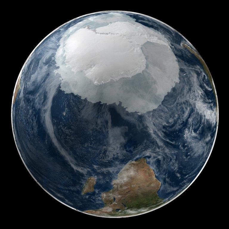 Global view of the Antarctic