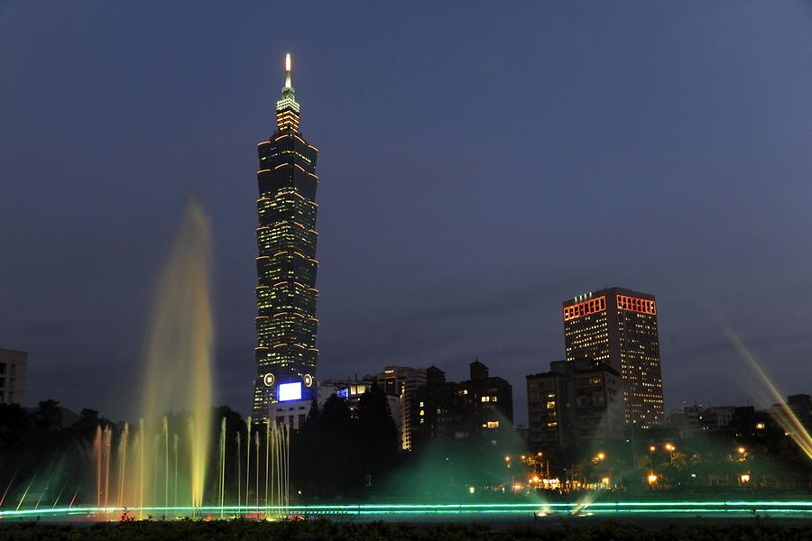 Taipei 101 at Night