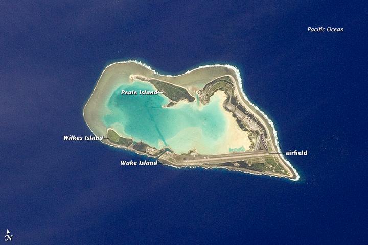 The atoll of Wake Island