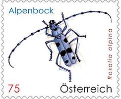 Alpenbockbriefmarke
