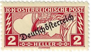 Briefmarke Deutschösterreich