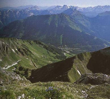 Blick vom Reichenstein zum Präbichl