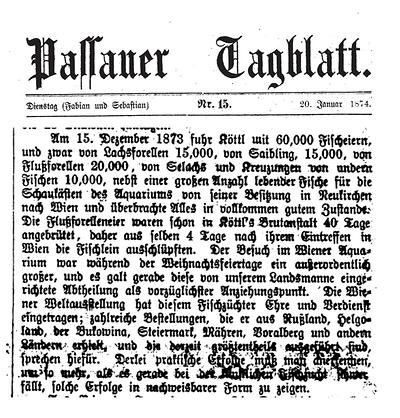 Bild 'Passauer Tagblatt-20-01-1874-Weltausstellung'