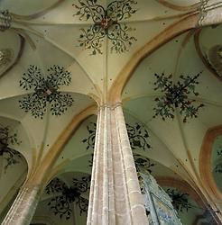 Gewölbe der Hallenkirche des Zisterzienserklosters Neuberg