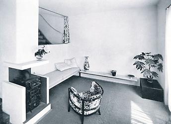 Zimmer in einem Haus von Jacques Groag