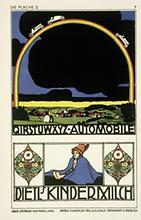 Wiener werkstätte Plakatentwurf - Entworfen von Jung, Oswald und Marisch.