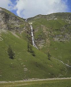 Wasserfall vom Schareck im Grossfleisstal.