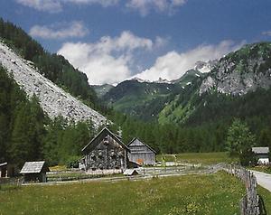 Gruber-Alm im vorderen Riedingtal.