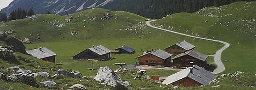 Ein Kleinod der Vorarlberger Alpbewirtschaftung ist das Alpdorf der Laguz-Alpe.