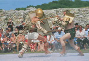 'Gladiatorenkampf' in Carnuntum