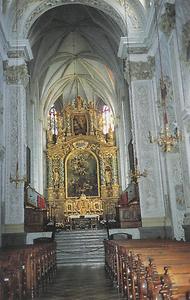 Der Altar ind er Stiftskirche Göttweig stammt aus dem Jahre 1728.