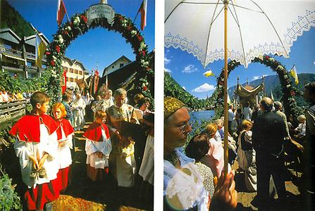 Frohnleichnahmsprozession Hallstatt