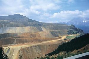 Der Steirische Erzberg bei Eisenerz in der Steiermark