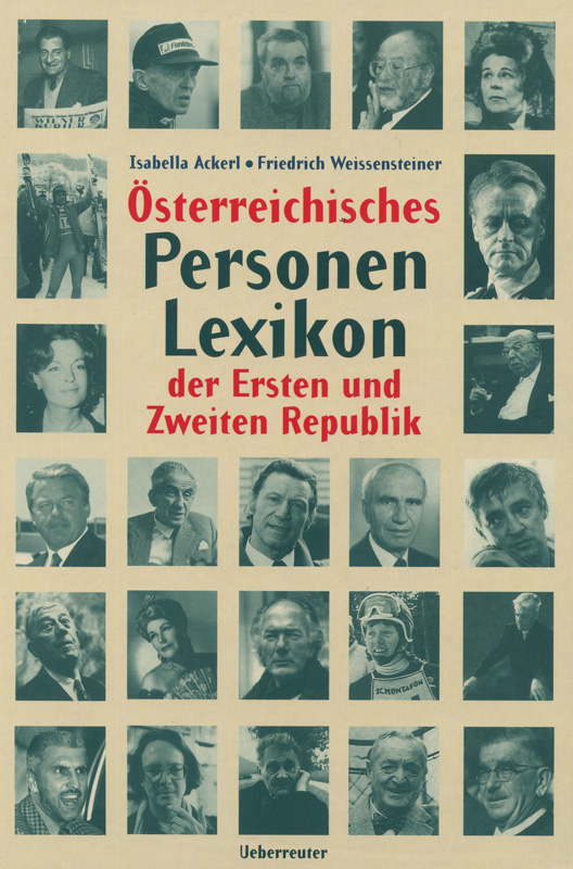 Österreichisches Personenlexikon (1992) | Bücher | Kunst Und Kultur Im ...