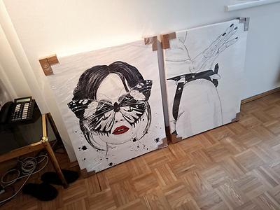 Grafiken von Michaela Cerny, verpackt…
