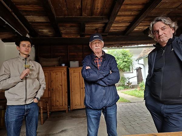 Von links: David, Karl und Joachim Karner.