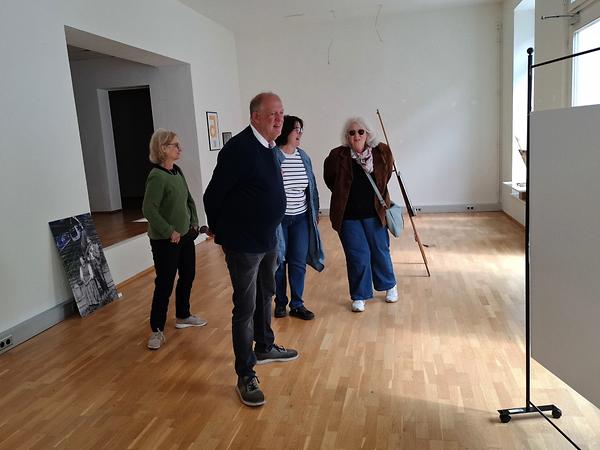 Abstecher in den „Kulturraum, von links: Christa Zmölnig, Viktor Podrepsek, Martina Brandl und Eva Hollinger