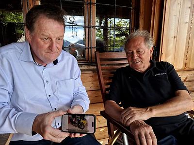 Willi Moser (links) und Fredi Thaler.