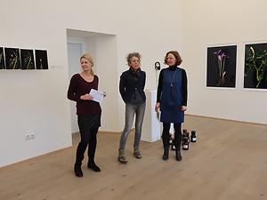 Von links: Ursula Glaeser (Kulturbüro Stainz), Michaela Bruckmüller und Astrid Kury (Akademie Graz) – (Foto: Martin Krusche)