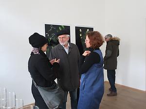 Von links: Heidrun Primas (Forum Stadtpark), Markus Jaroschka (Lichtungen) und Astrid Kury (Akademie Graz) – (Foto: Martin Krusche)