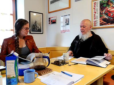 Petra Lex und Nikolaus Pessler haben das „Büro für Pessi.mismus“ eröffnet (Foto: Martin Krusche)