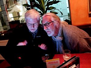 Helmut Oberbichler (links) und Winfried Lehmann – (Foto: Martin Krusche)