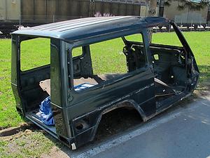 Die separate Karosse des Puch G. (Foto: Martin Krusche)