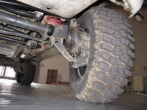 Achsschenkel an Portalachse. (Foto: Martin Krusche)