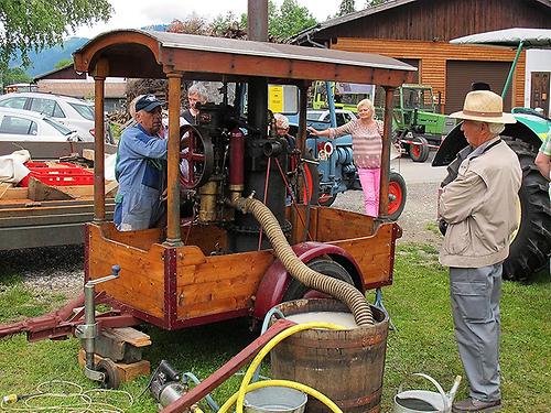 Mobile Dampfmaschine (Feuerwehrpumpe) der britischen Firma Merryweathr & Sons -- (Foto: Martin Krusche)