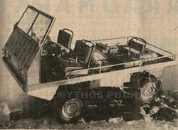Der Prototyp mit der Stupsnase (Quelle: Motorrad 2/1959)