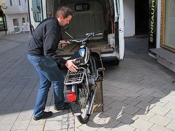 Die Stangl-Puch, ein enormer Erfolg aus Graz, wurde in vielen Variationen gebaut: Puch MS 50. (Foto: Martin Krusche)