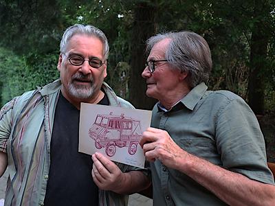 Autor Martin Krusche (links) und Unternehmer Siegfried Graf. (Foto: Prepsch Jandrisits)