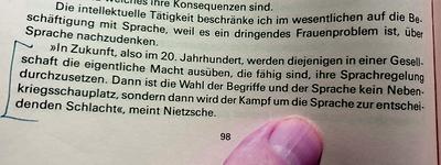 Aus Christa Schneider: „Einige Bemerkungen zur Selbstbestimmung von Frauen“