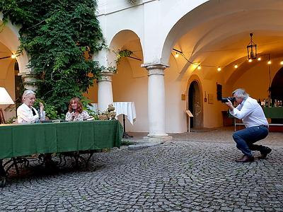 Marlene Streeruwitz, Eva Surma und Richard Mayr