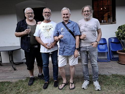 Von links: Martin Krusche, Jürgen Kapeller, Ewald Ulrich und Heimo Müller.