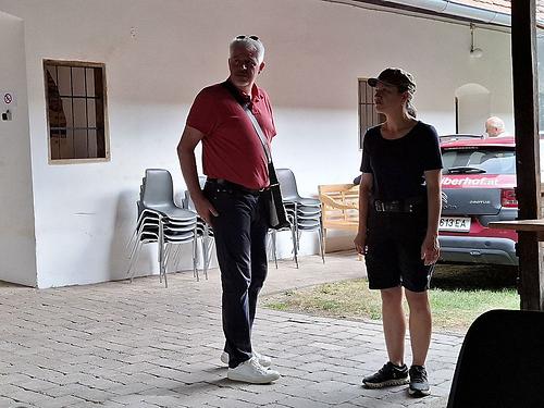 Arzt Georg Kurtz und Künstlerin Monika Lafer.