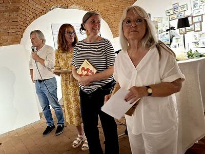 Das Literatur-Set (von links) Richard Mayr, Eva Surma, Roswitha Ranz und Andrea Wolfmayr.