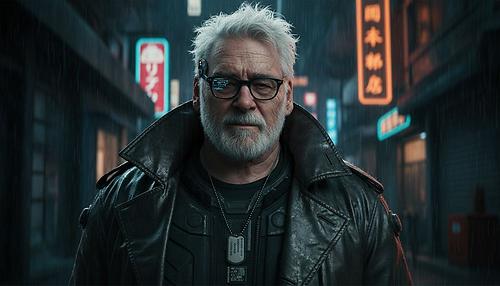 Krusche als Blade Runner by KI