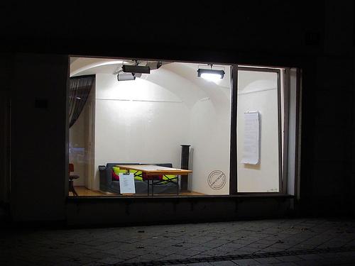 ‎Oktober 2011: der Einraum zum Festival „steirischer herbst“.