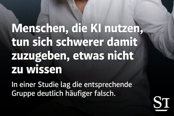 Solche Typen kannte ich auch längst vor dem Auftauchen der KI.