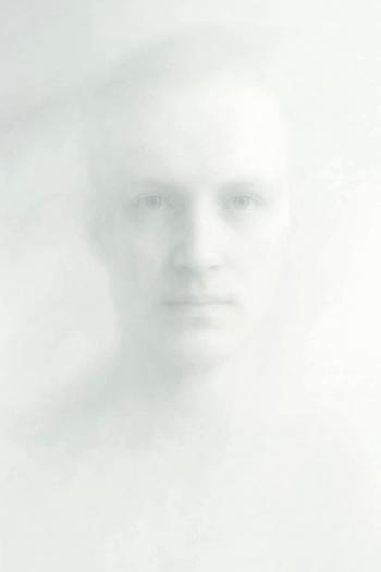 („Selbstportrait der KI“, prompted by Mathias Petermann.)