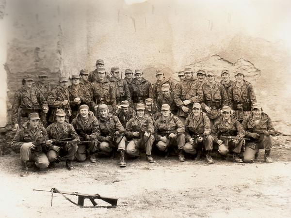 Steirische Artillerie-Einheit in den 1970ern.