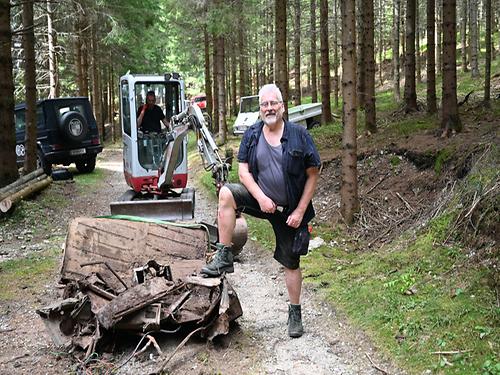 Was vom Puch Kübelwagen übriggeblieben ist. (Foto: Gerald Paunger)