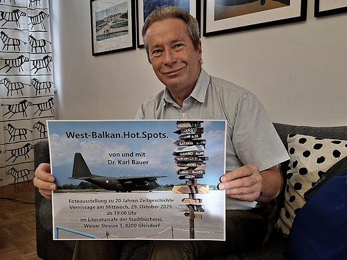Karl Bauer im Rückblick auf seine Balkan-Reisen.