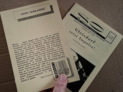 Regionale Praxisschritte im vorigen Jahrhundert.