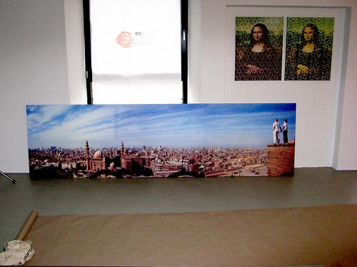 2007: Ausstellungsaufbau für das Festival „steirischer herbst“