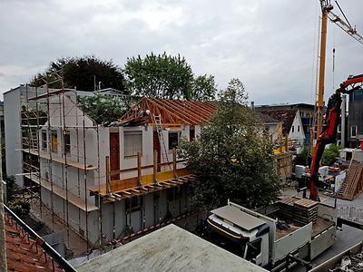Das Platzende südost.