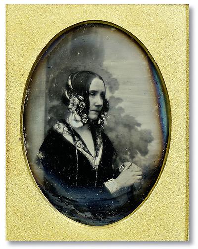 Ada Byron auf einer Daguerreotypie von Antoine Claudet.